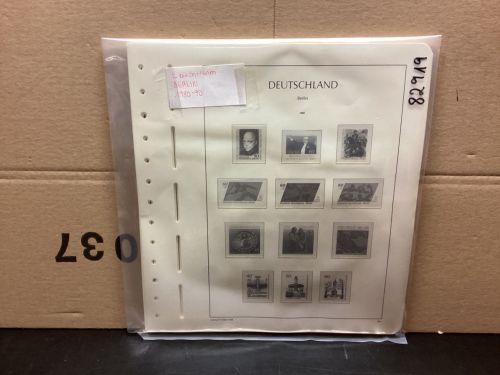 Leuchtturm Berlin 1980-90 Vordrucke mit Klemmtaschen gebraucht