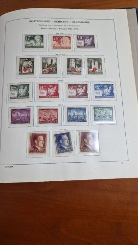 2. Wk  Sammlung   Deutsche Besetzung der Tschecheslowakei  1939-44  **/*  gestempelt