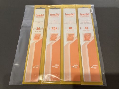 Hawid Zuschnitte Klemmtaschen  Streifen transparent  verschiedene Größen NEU