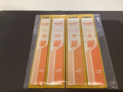 Hawid Zuschnitte Klemmtaschen  Streifen transparent  verschiedene Größen NEU