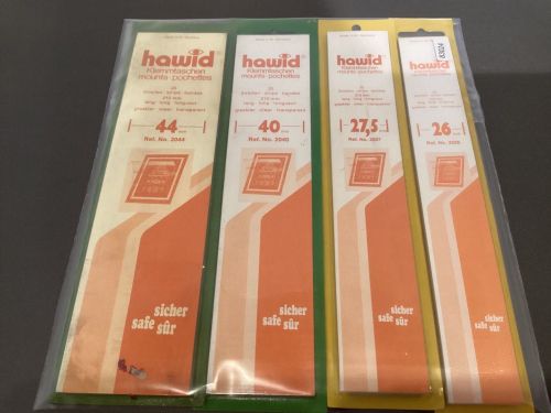 Hawid Zuschnitte Klemmtaschen  Streifen transparent  verschiedene Größen NEU