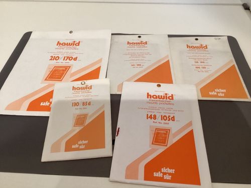 Hawid Zuschnitte Klemmtaschen  Block transparent verschiedene Größen NEU