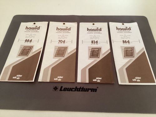 Leuchtturm Zuschnitte Klemmtaschen schwarz   verschiedene Größen NEU