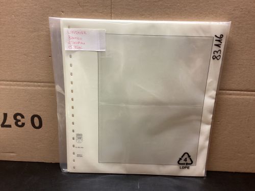 Lindner-T Blanco Blätter  802204  15 Stück  gebraucht