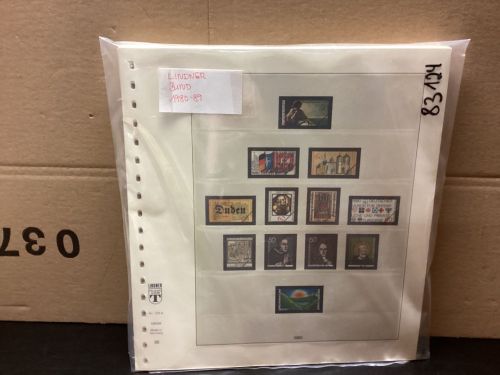 Lindner-T Bund 1980-89 Vordrucke  gebraucht