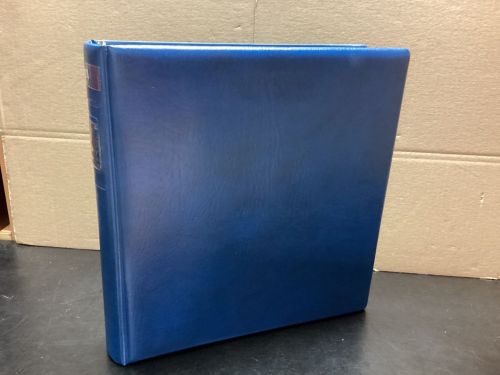 Lindner Ringbinder (18 Ringe) 1 mal gebraucht leer blau