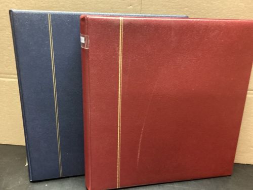 SAFE Ringbinder (14 Ringe) 2  Stück gebraucht leer blau + rot