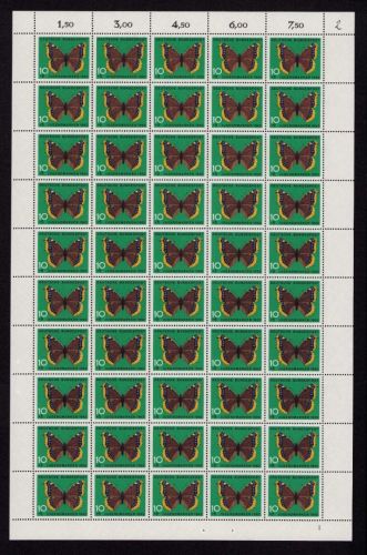 Bund 1962, Mich.-Nr.: 377 ** FN 1   Bogen Komplett   Formnummer