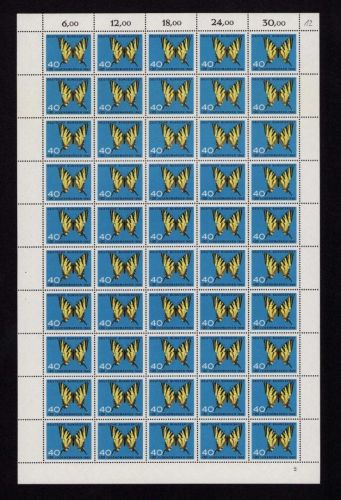 Bund 1962, Mich.-Nr.: 379 ** FN 2   Bogen Komplett   Formnummer