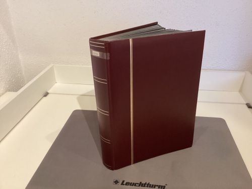 Briefmarkenalbum Einsteckalben DIN A4 60 Seiten schwarz   gebraucht