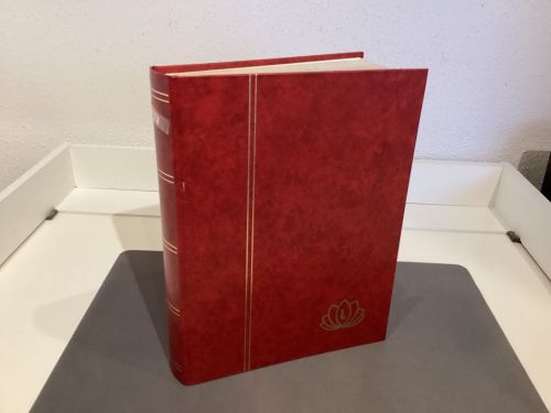 Briefmarkenalbum Einsteckalben  DIN A4 60 Seiten weiß gebraucht