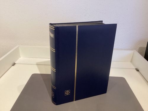 Briefmarkenalbum Einsteckalben DIN A4 60 Seiten schwarz   gebraucht