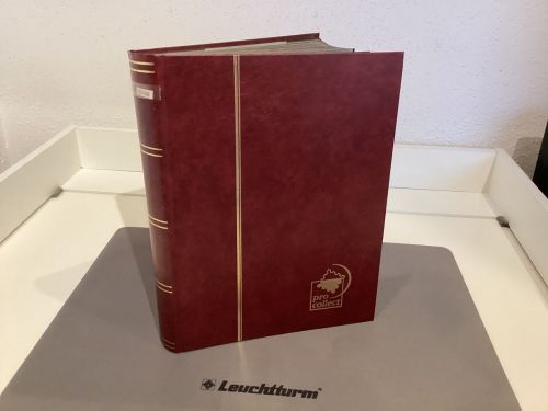 Briefmarkenalbum Einsteckalben  DIN A4 48 Seiten schwarz gebraucht