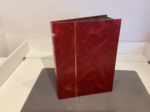 Briefmarkenalbum Einsteckalben DIN A4 32 Seiten schwarz