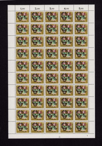 Bund 1962, Mich.-Nr.: 385 ** FN 2   Bogen Komplett   Formnummer