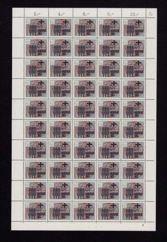 Bund 1963, Mich.-Nr.: 391 ** FN 2   Bogen Komplett   Formnummer