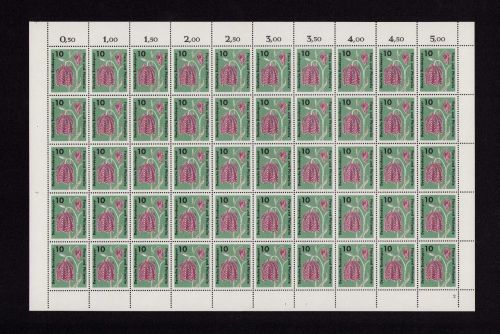 Bund 1963, Mich.-Nr.: 392 ** FN 2   Bogen Komplett   Formnummer