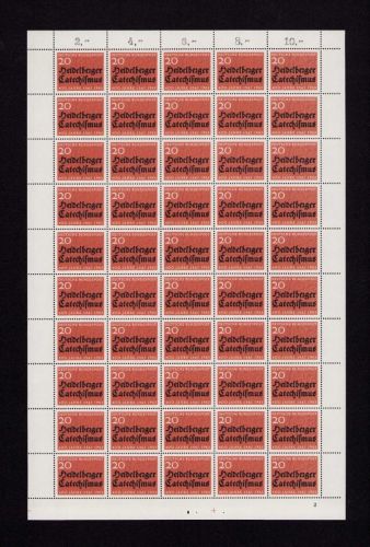 Bund 1963, Mich.-Nr.: 396 ** FN 2   Bogen Komplett   Formnummer