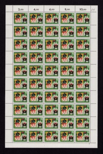 Bund 1963, Mich.-Nr.: 409 ** FN 2  Bogen Komplett   Formnummer