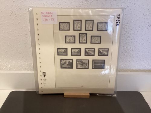 Lindner DK Färöer 1975- 93 Vordrucke  gebraucht