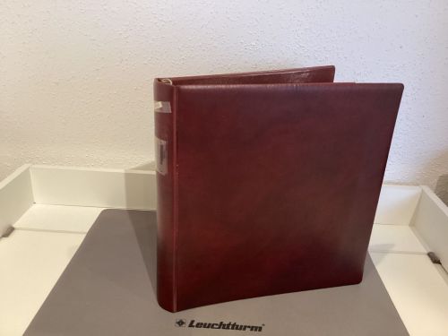 Lindner Ringbinder (18 Ringe) 1 mal gebraucht leer rot