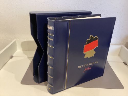 DEUTSCHLAND-PLUS-ALBUM+ Schuber Vordrucke  Bund  2001-03 Ecken komplett  gebraucht