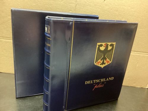 DEUTSCHLAND-PLUS-ALBUM+ Schuber Vordrucke   Bund  1998-2000 Ecken kompl.  gebraucht