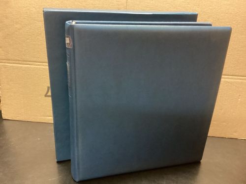 Lindner Ringbinder + Kassette  gebraucht leer blau