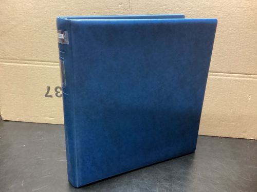 Lindner Ringbinder (18 Ringe) 1 mal gebraucht leer blau