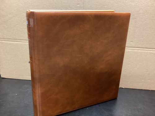 Lindner Ringbinder (18 Ringe) 1 mal gebraucht leer braun