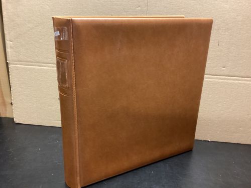 Lindner Ringbinder (18 Ringe) 1 mal gebraucht leer braun