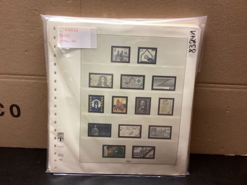 Lindner-T Bund 1990-94 Vordrucke  gebraucht