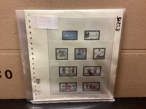 Lindner-dT Bund  2001 Vordrucke doppelseitig   gebraucht