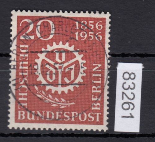 Berlin 1956, Mich.-Nr.: 139 LUXUS Vollstempel+gummi  Berlin-Charlottenburg