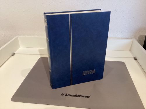 Briefmarkenalbum Einsteckalben  Lindner DIN A4 60 Seiten weiß gebraucht