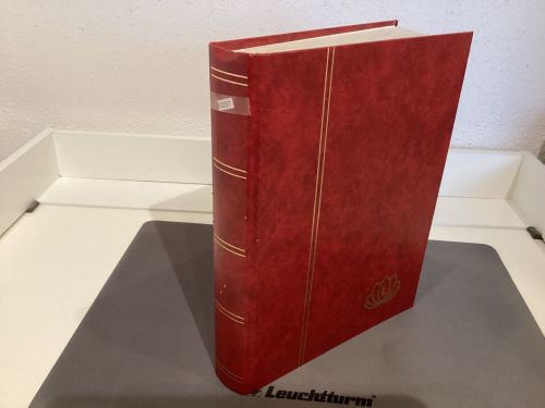 Briefmarkenalbum Einsteckalben  Lindner DIN A4 60 Seiten weiß gebraucht