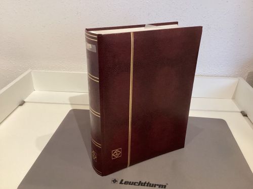 Briefmarkenalbum Einsteckalben DIN A4 64 Seiten weiß  gebraucht