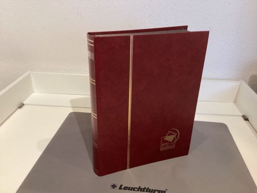 Briefmarkenalbum Einsteckalben  DIN A4 48 Seiten schwarz gebraucht