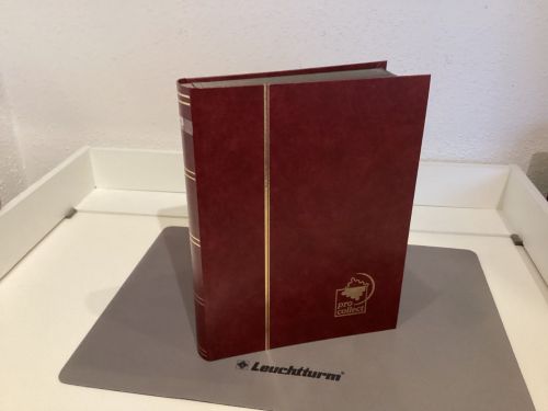 Briefmarkenalbum Einsteckalben  DIN A4 48 Seiten schwarz gebraucht