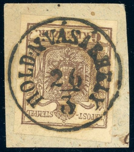 Österreich 4Y Briefstück Maschinenpapier