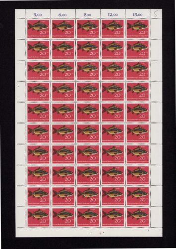 Bund 1964, Mich.-Nr.: 414 ** FN 1  Bogen Komplett   Formnummer