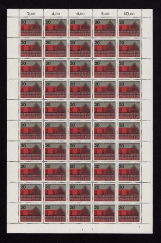 Bund 1964, Mich.-Nr.: 416 ** FN 2  Bogen Komplett   Formnummer