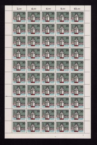 Bund 1964, Mich.-Nr.: 417 ** FN 2  Bogen Komplett   Formnummer