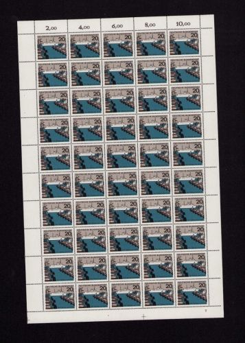 Bund 1964, Mich.-Nr.: 418 ** FN 2  Bogen Komplett   Formnummer