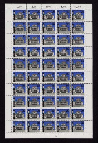 Bund 1964, Mich.-Nr.: 419 ** FN 1  Bogen Komplett   Formnummer