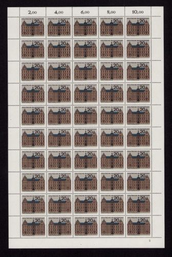 Bund 1964, Mich.-Nr.: 422 ** FN 2  Bogen Komplett   Formnummer