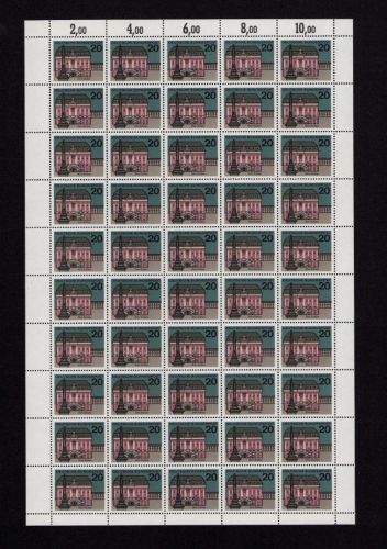 Bund 1964, Mich.-Nr.: 424 ** FN 0  Bogen Komplett   Formnummer