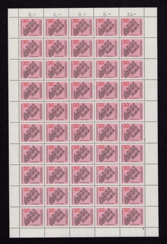 Bund 1964, Mich.-Nr.: 428 ** FN 3  Bogen Komplett   Formnummer