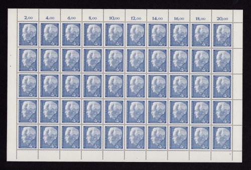 Bund 1964, Mich.-Nr.: 430 ** FN 2  Bogen Komplett   Formnummer