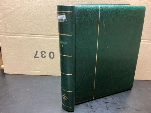 Leuchtturm Klemmbinder wattiert gebraucht Leer grün